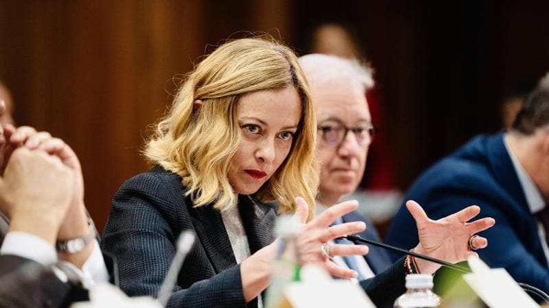 La presidente del Consiglio Giorgia Meloni