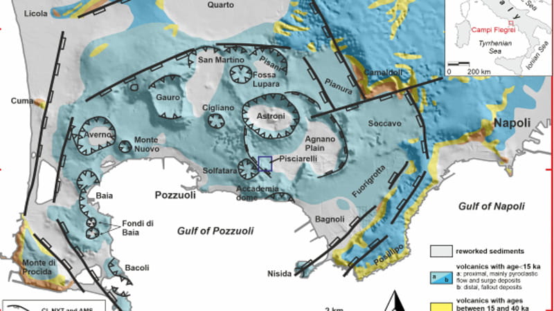 La caldera dei Campi Flegrei