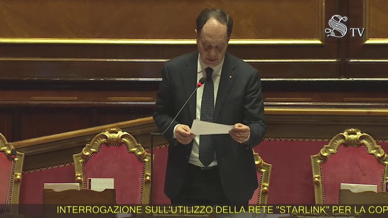 Starlink, Ciriani: "Interlocuzioni in corso ma nessun accordo e nessun tavolo tecnico"
