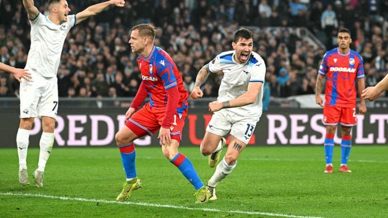 Romagnoli esulta dopo il gol