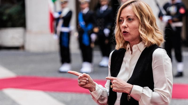 11/03/2025 Roma, Il Presidente del Consiglio incontra il Primo Ministro del Regno di Danimarca nella foto Giorgia Meloni e Mette Frederiksen
