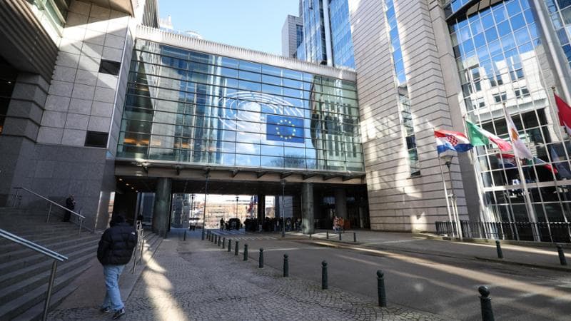 Veduta del Parlamento Ue
