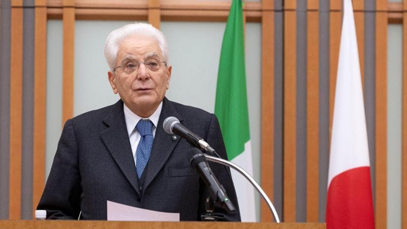 Il presidente della Repubblica Sergio Mattarella
