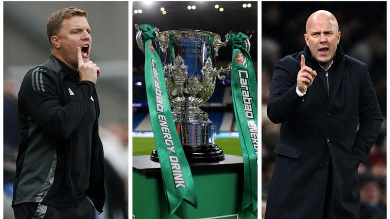 Eddie Howe e Arne Slot