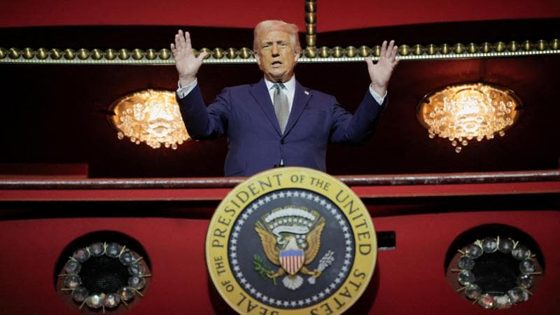 Washington, 17 marzo: Donald Trump al Kennedy Center