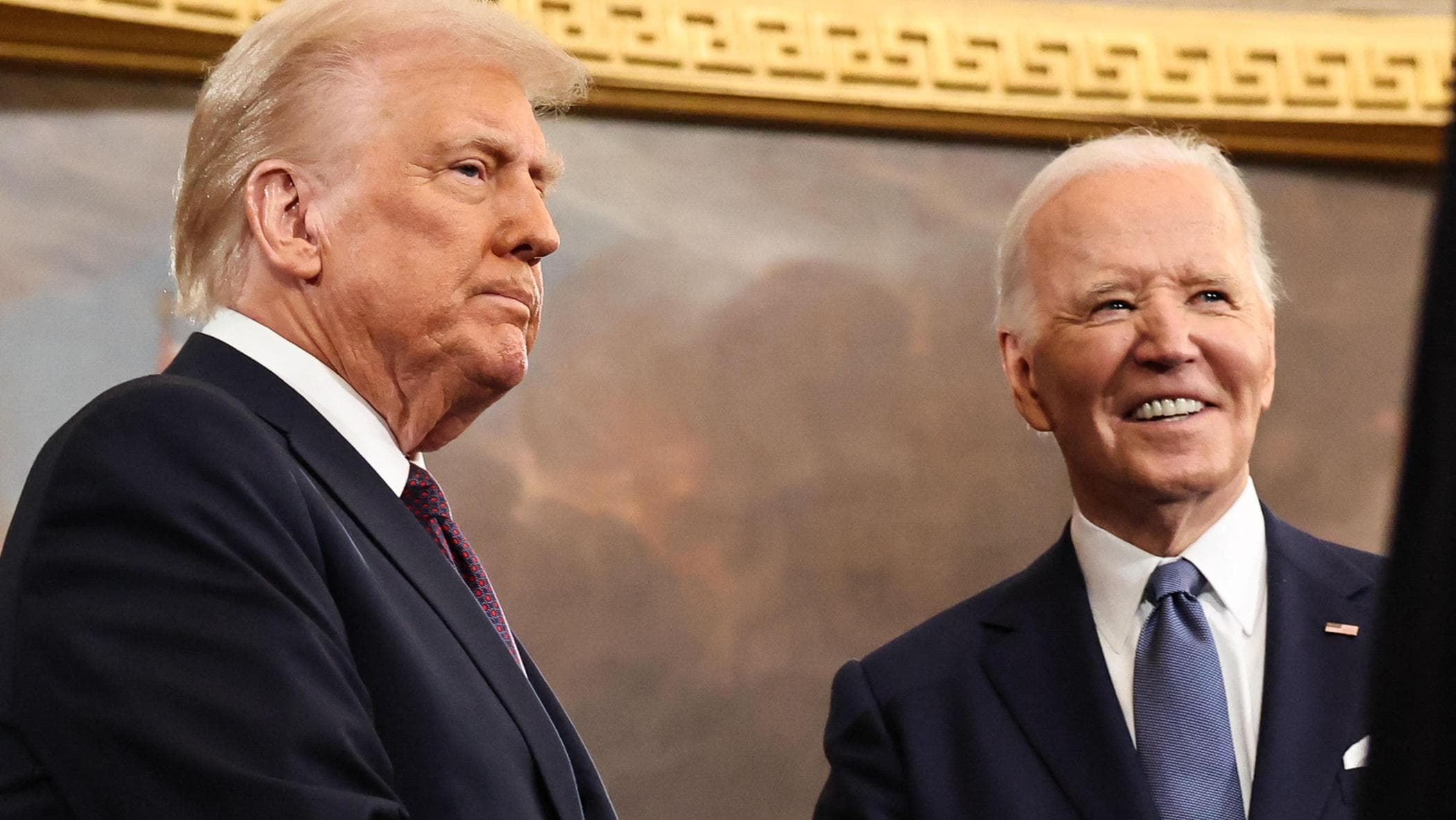 Trump eskortu Biden'in çocuklarına götürür ve kömüre geri dönme yetkisi verir