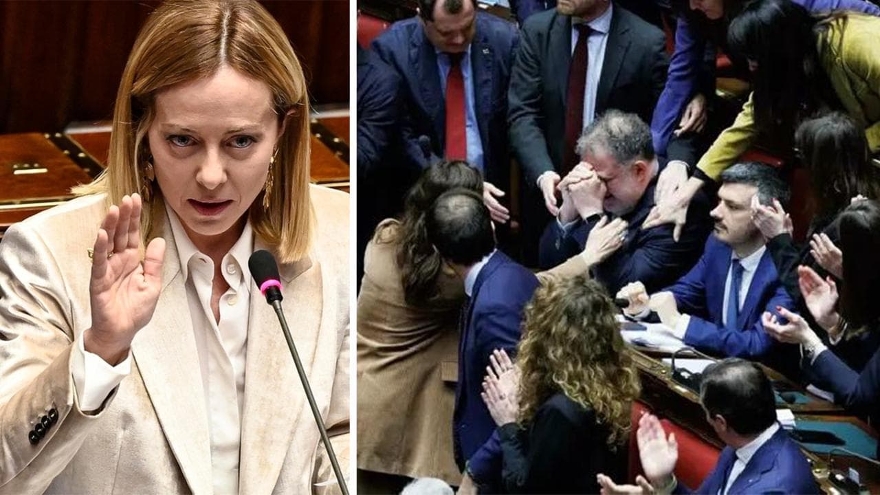 Meloni contro tutti: lei attacca Ventotene, l'opposizione reagisce e l'aula esplode