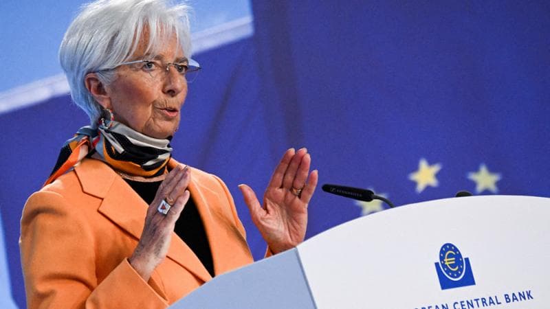 La presidente della Banca centrale europea Christine Lagarde
