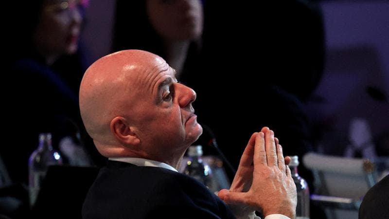 Il presidente della Fifa, Gianni Infantino