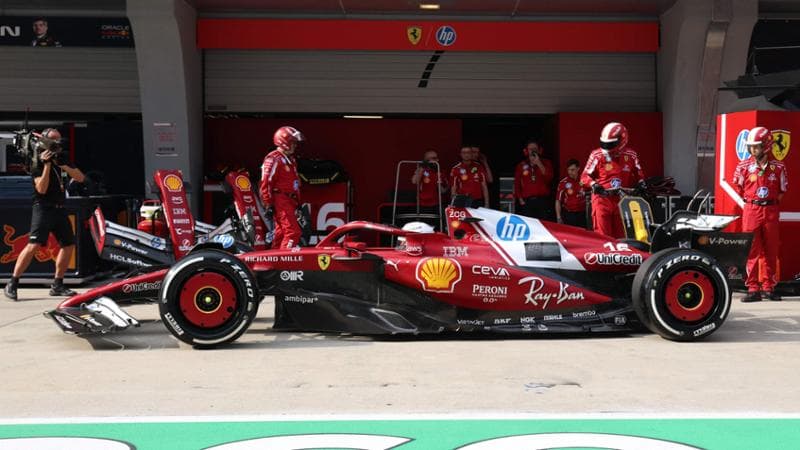 La Ferrari di Charles Leclerc