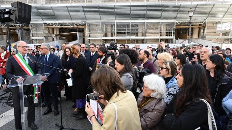 L'intervento del sindaco Gualtieri in occasione della commemorazione dell'eccidio delle Fosse Ardeatine
