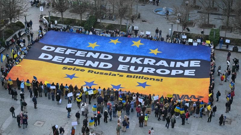 Bruxelles, 5 marzo: in piazza per difendere l'Ucraina e l'Europa