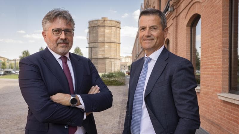 Il presidente esecutivo di Hera, Cristian Fabbri, e l'ad, Orazio Iacono