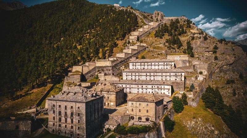 L'imponente forte di Fenestrelle