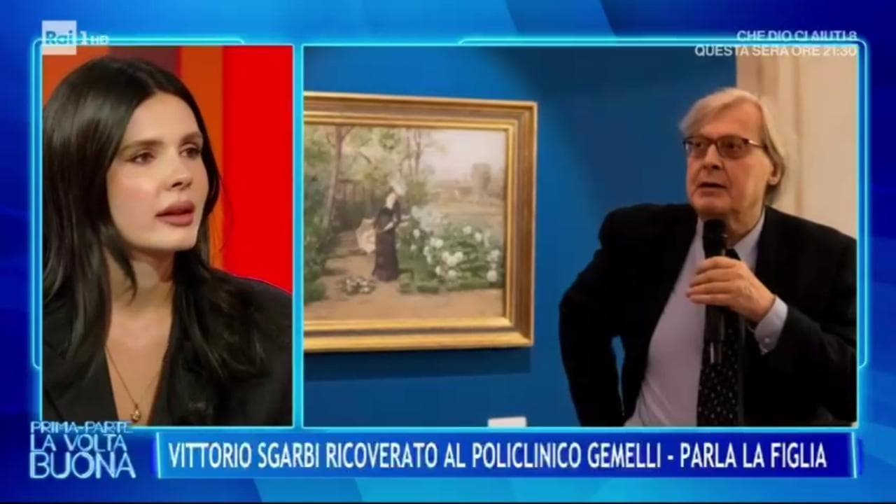 Vittorio Sgarbi, la figlia Evelina: "L'ho trovato molto male, ma oggi ha ripreso a mangiare"