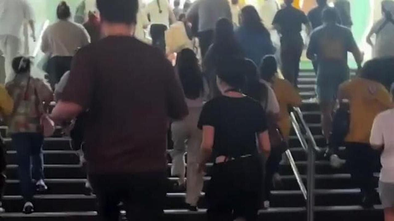 Terremoto a Bangkok: la fuga dal centro commerciale