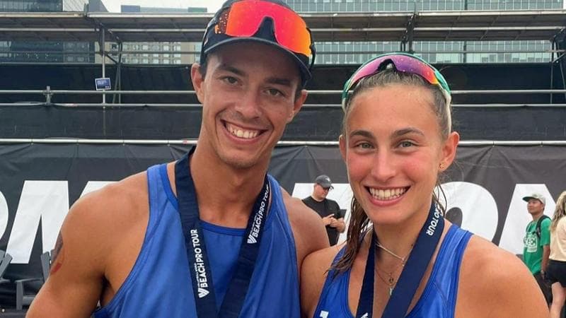 A sinistra, Samuele Cottafava, 26 anni: ha partecipato alle Olimpiadi di Parigi in coppia con Paolo Nicolai. A destra,Valentina Gottardi, 19 anni: con Marta Menegatti 
ha vinto l’argento agli Europei olandesi del 2024