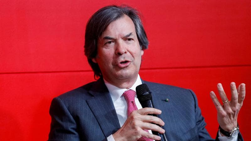 FILE PHOTO: Carlo Messina, Chief Executive Officer of Intesa Sanpaolo&nbsp;2023. REUTERS/Remo Casilli/File Photo
