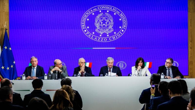 Conferenza stampa al termine del Consiglio dei Ministri
