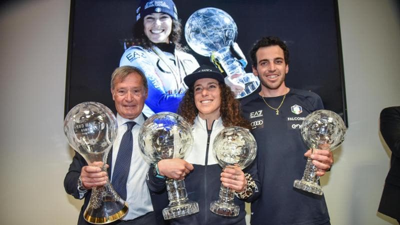 Federica Brignone in Italia con la Coppa: “Non la baratterei mai con un oro olimpico”