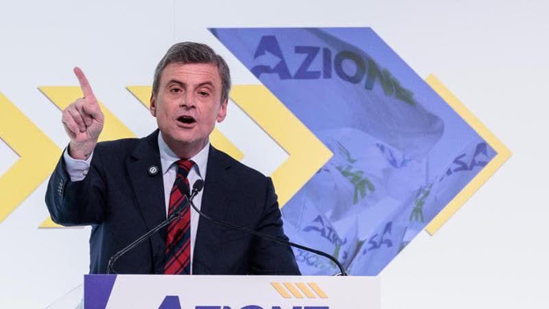 Carlo Calenda al congresso di Azione