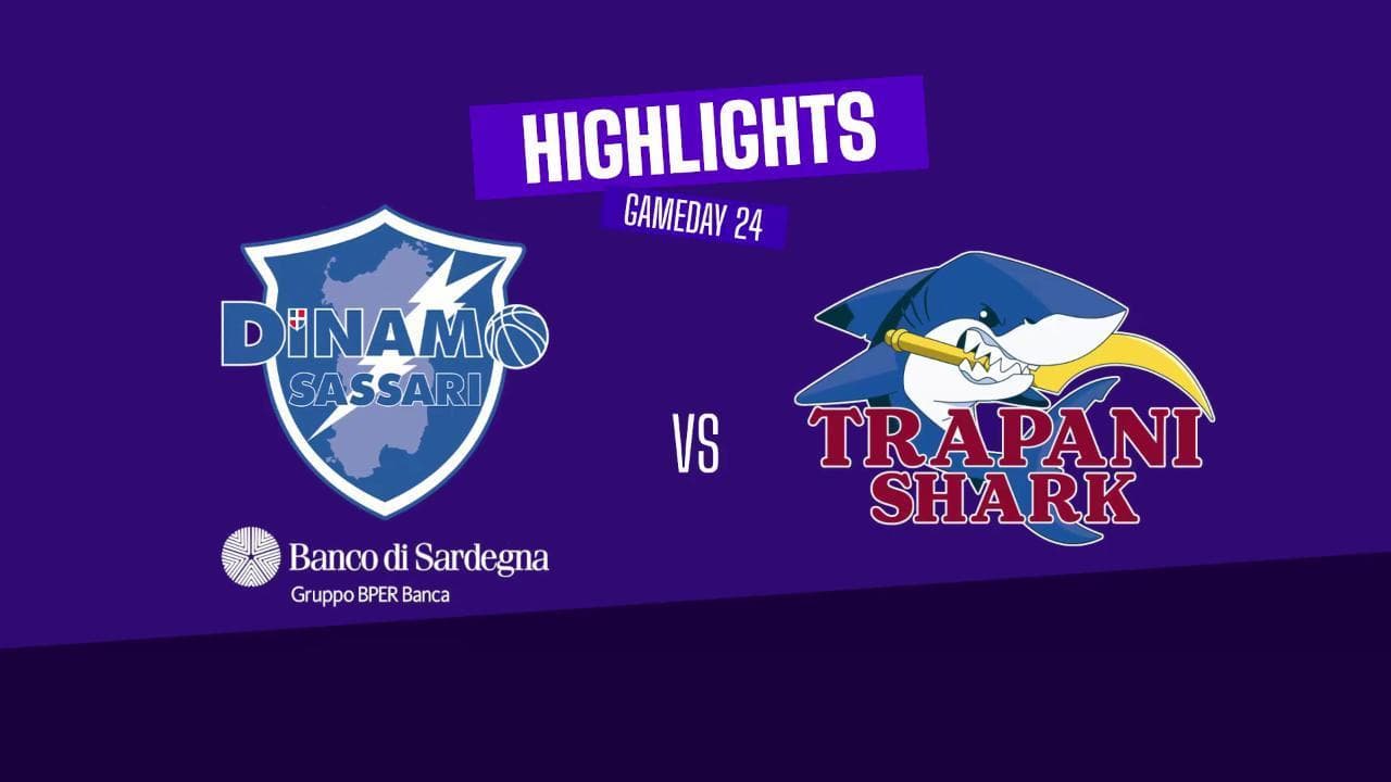 Basket serie A, gli highlights di Sassari vs Trapani