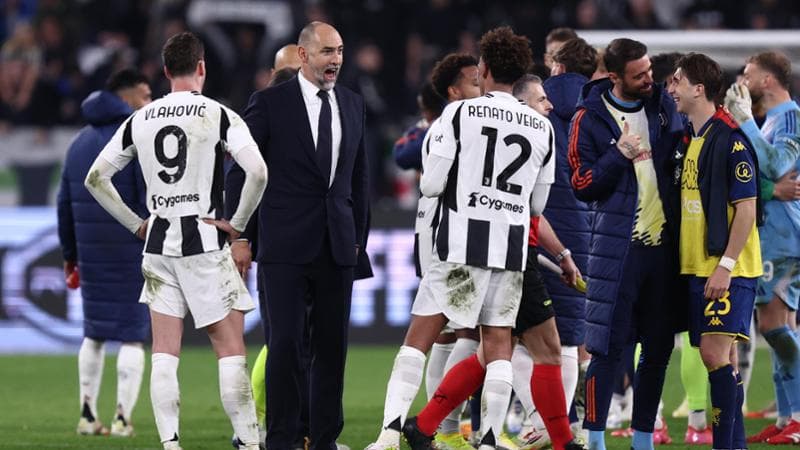 Igor Tudor durante Juventus-Genoa
