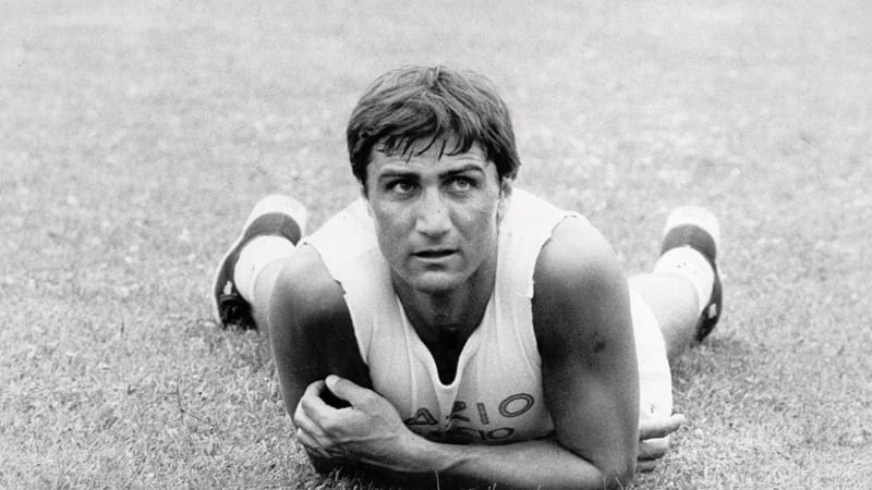 Bruno Giordano in un'immagine di quando giocava nella Lazio