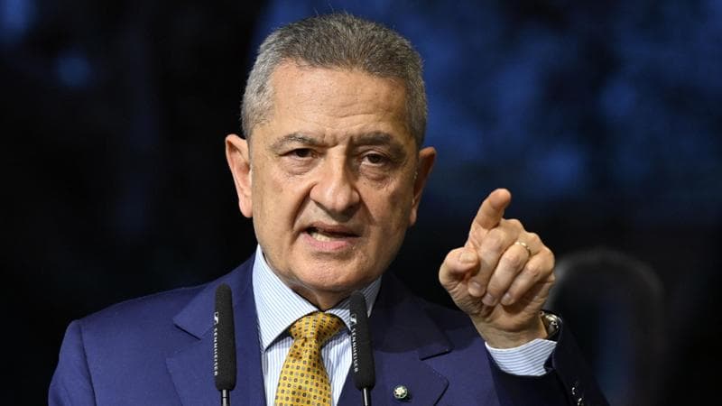 Il governatore della Banca d'Italia Fabio Panetta