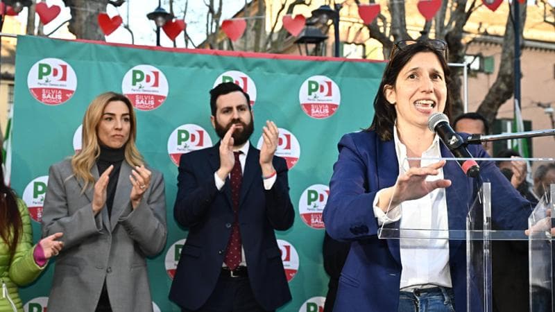 Elly Schlein a&nbsp;Sestri Ponente,&nbsp;Genova
