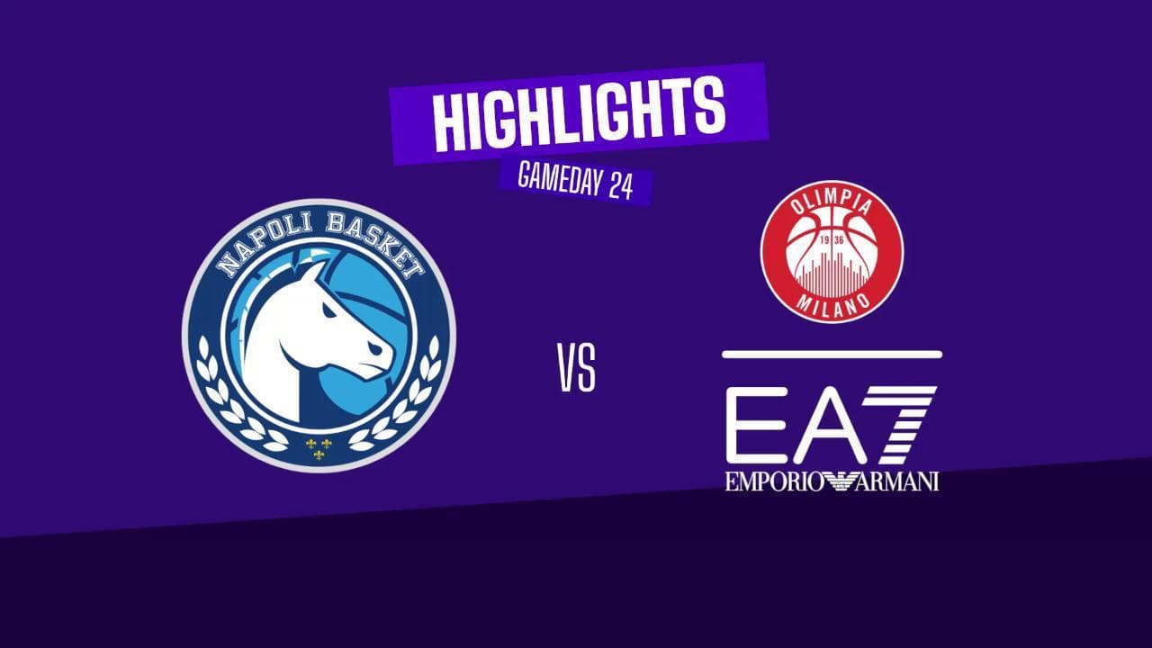 Basket serie A, gli highlights di Napoli vs Milano