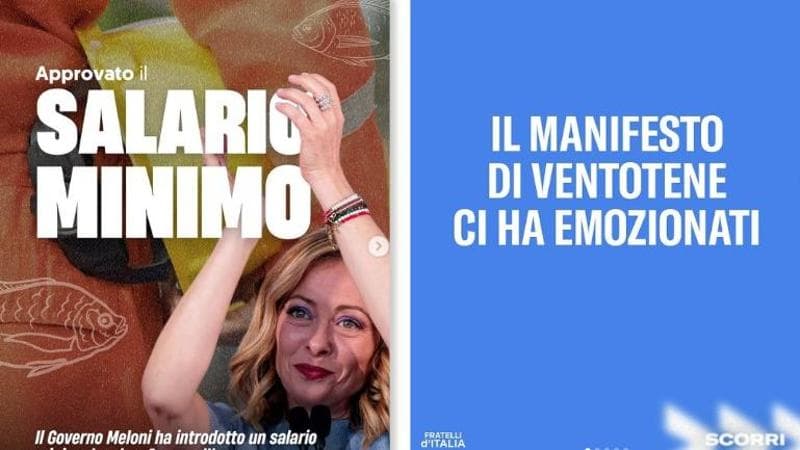Pesce d’aprile: “Approvato salario minimo; Ventotene ci ha emozionati”. La sfida social Pd – FdI