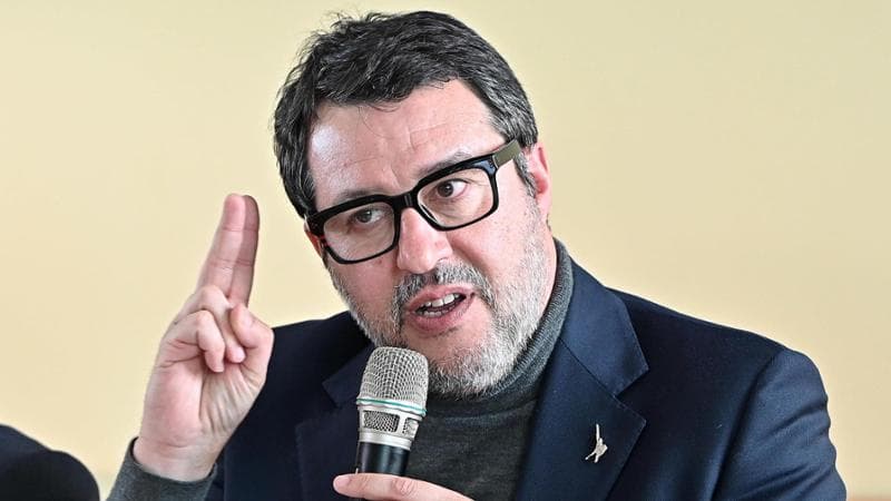 Il leader della Lega e vicepremier, Matteo Salvini