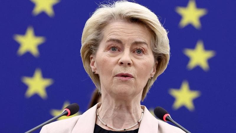 La presiedente della Commissione Ue,&nbsp;Ursula von der Leyen&nbsp; &nbsp;
