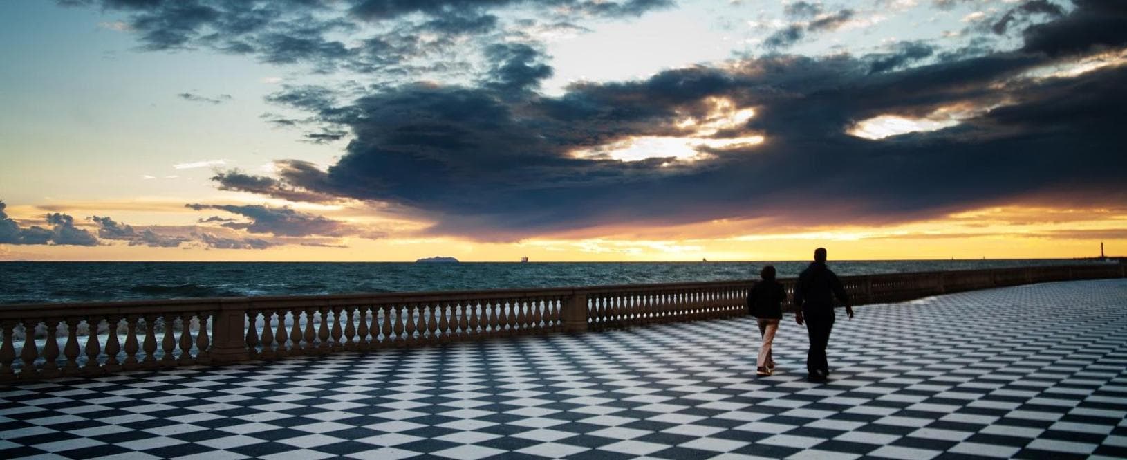 Tramonto sulla Terrazza Mascagni