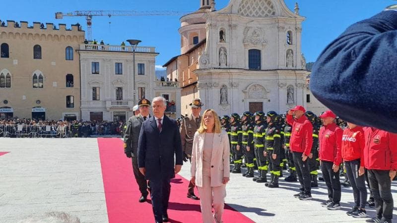 La presidente del Consiglio Giorgia Meloni e il ministro dell'Interno Matteo Piantedosi&nbsp;
