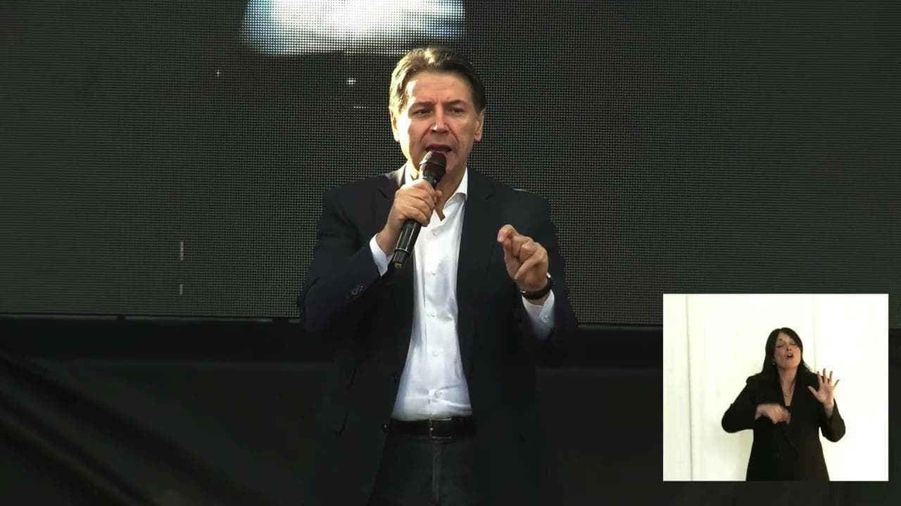 Conte: "Finita la farlocca luna di miele di Meloni con una parte degli italiani"