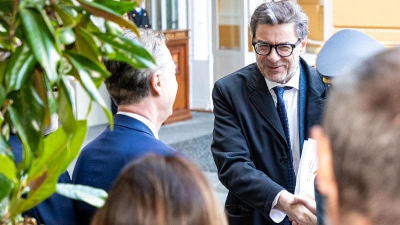 Il ministro dell'Economia, Giancarlo Giorgetti

