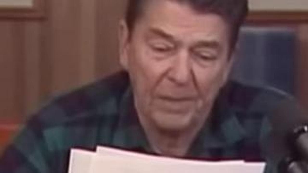 Il discorso di Reagan contro i dazi