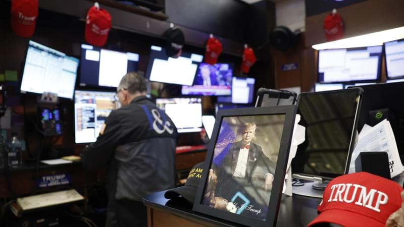 Trader della Borsa di New York in fibrillazione dopo la settmana nera
