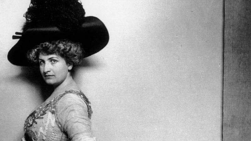Alma Mahler in una foto del 1908 circa