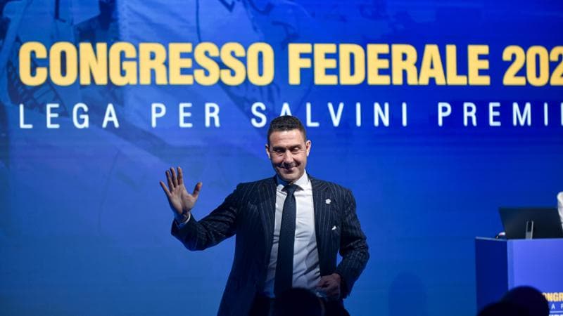 Roberto Vannacci al Congresso della Lega
