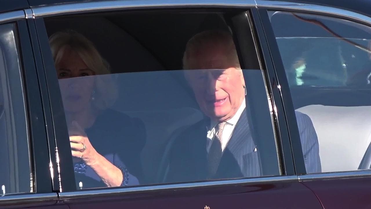 Roma, l'arrivo di re Carlo e della regina consorte Camilla per la visita di Stato