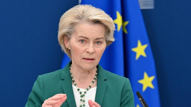 La presidente della Commissione europea, Ursula von der Leyen