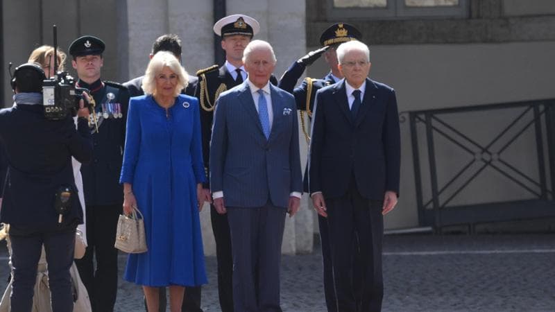 La visita di Re Carlo e Camilla in Italia, ricevuti da Mattarella al Quirinale