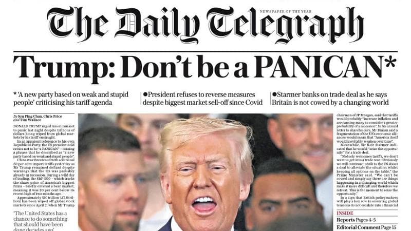 Panican, il neologismo trumpiano per esorcizzare la paura del crollo in Borsa