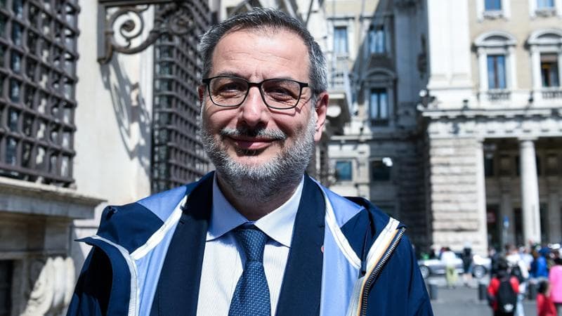 Il presidente di Legacoop Simone Gamberini
