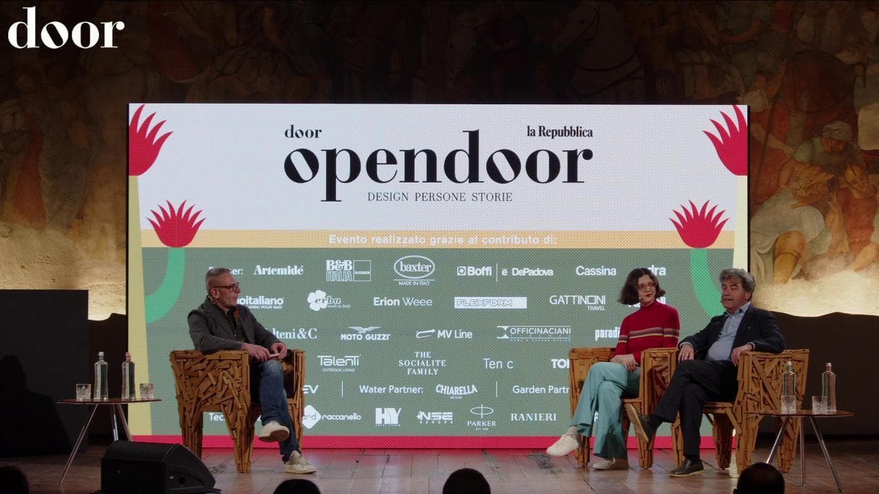 Opendoor, Antonio Citterio e Olimpia Zagnoli dialogano in giardino: pensare con le mani