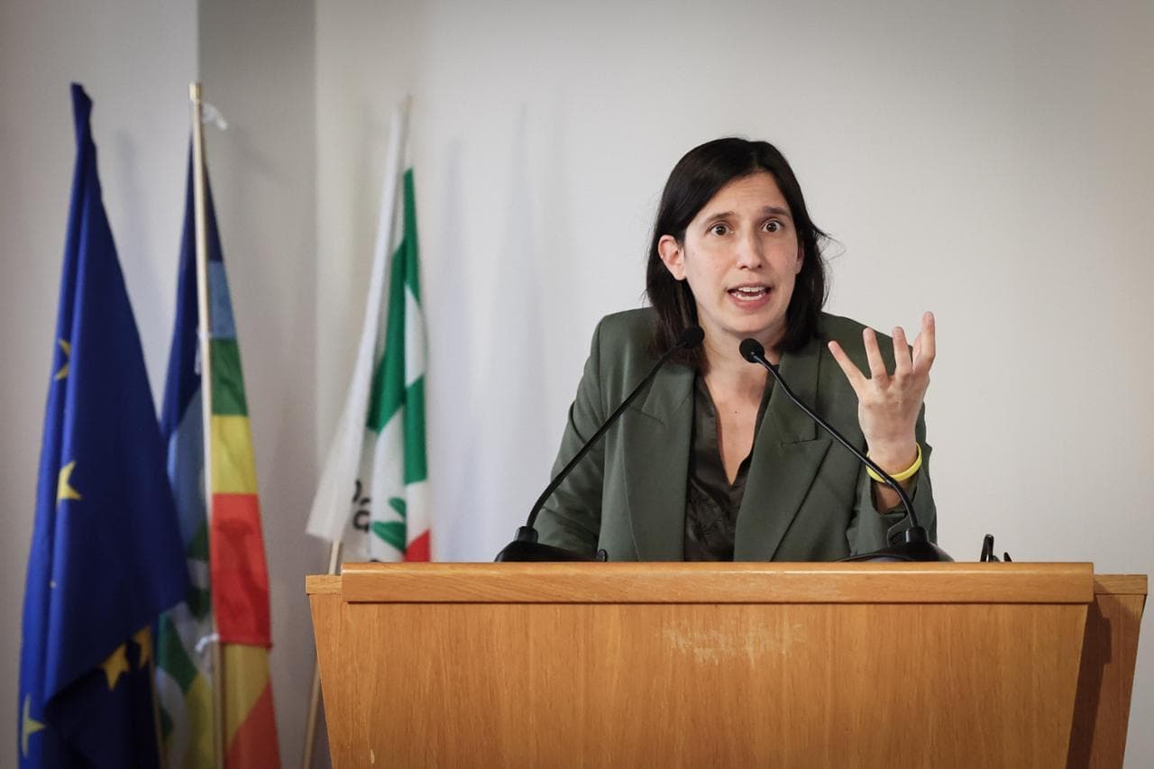 La segretaria del Pd, Elly Schlein