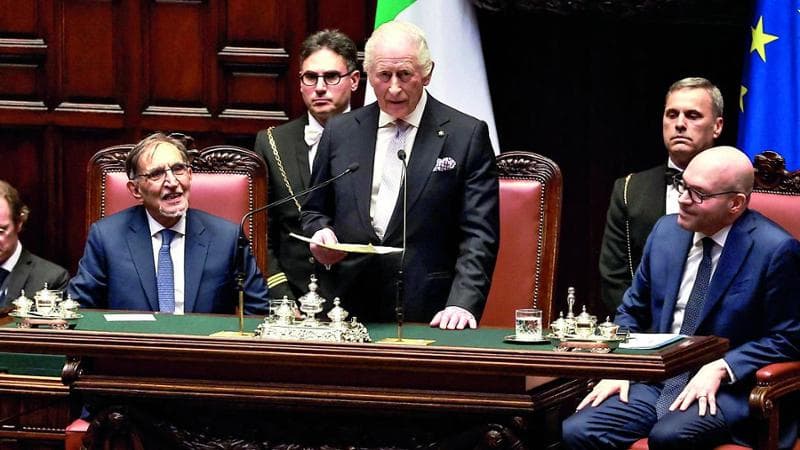 Il discorso di re Carlo: “Siamo tutti europei, difendiamo la libertà”